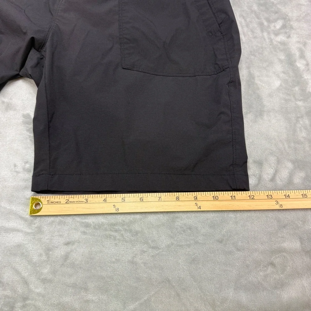 Reel Life Mens XL Black Nylon Spandex Elastic Waist‎ Outdoor Shorts